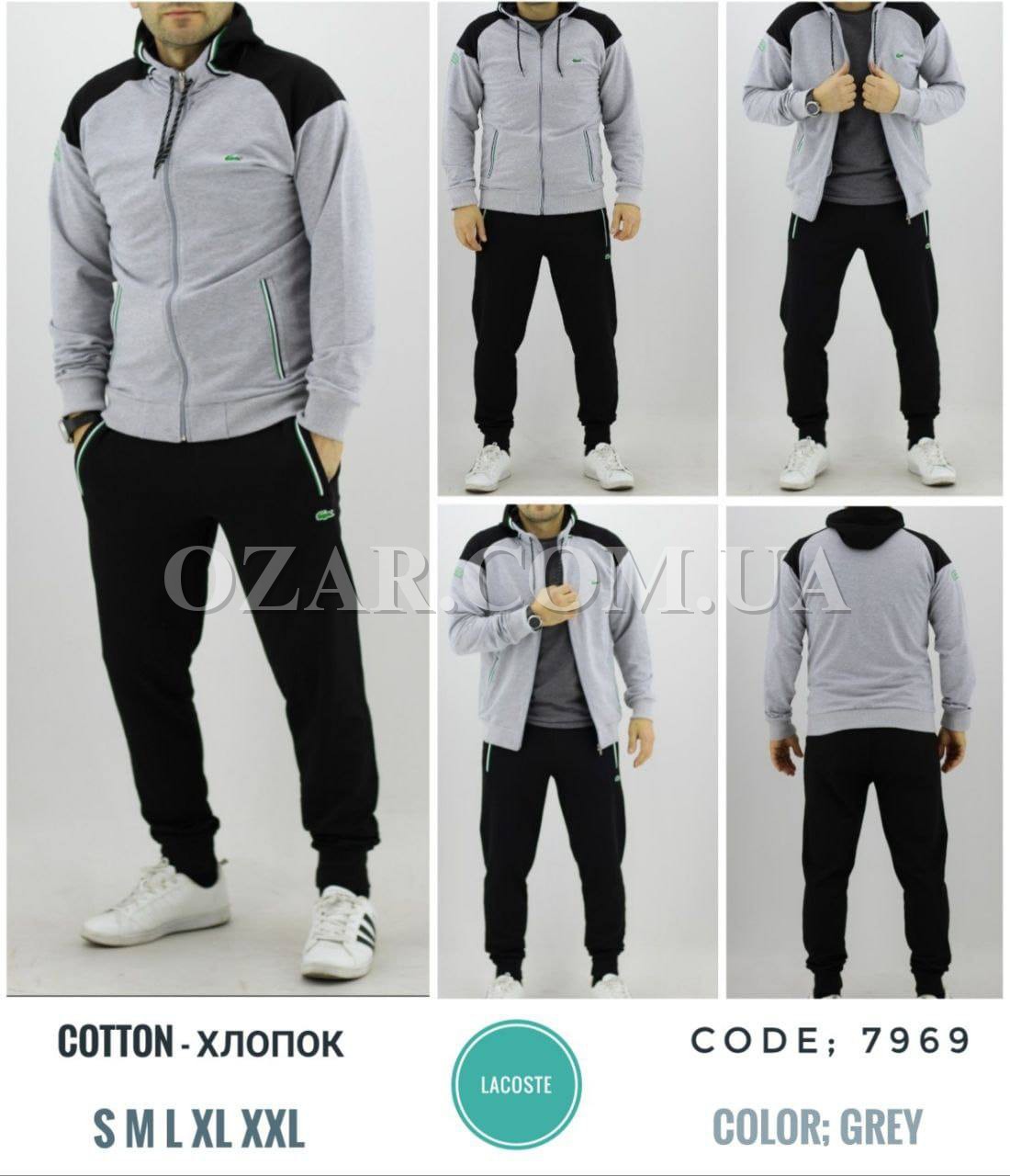 Мужской Спортивный Костюм Lacoste